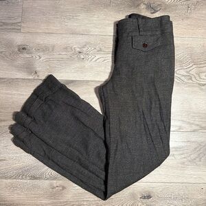 vintage y2k bebe plaid wool blend wide leg dress pants size 00